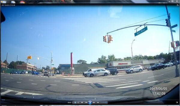 Hidden Dash Cam:  1st Screenshot of so-called Failure to Yield to Pedestrian