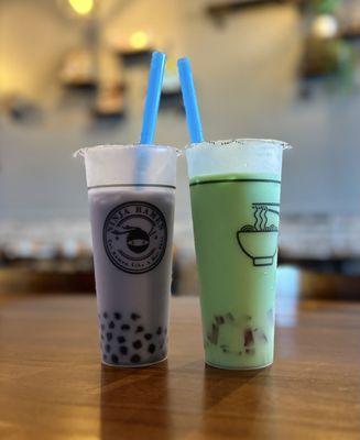 Tarp milk tea and honey dew