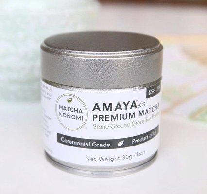 Amaya premium matcha. Non-organic, but reaches the highest umami flavor.