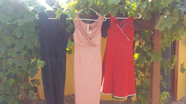 Three very cool vintage woman's dresses