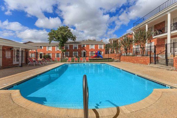 Pool View at Boston Woods Apartments