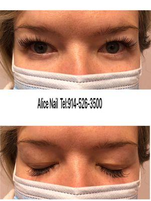 Eyelash extensions up to 13mm mix D