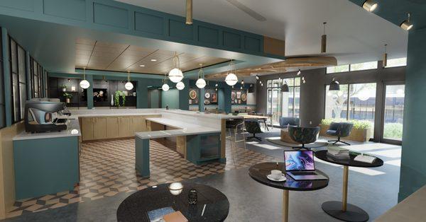 Lobby with Coffee Bar