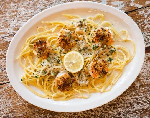 Shrimp Scampi with Linguine