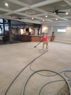 Commercial carpet cleaning services