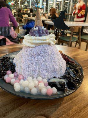 Purple yam shaved ice $19