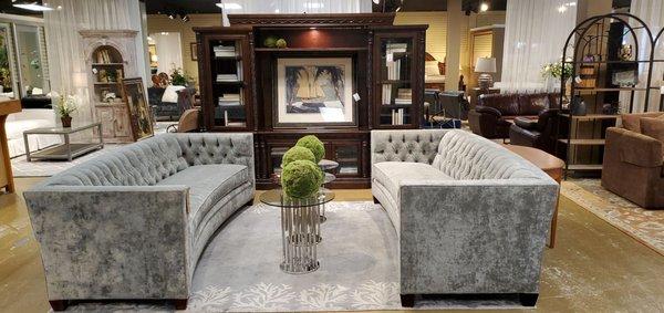 Emerson Bentley Tufted Sofas.  How Elegant