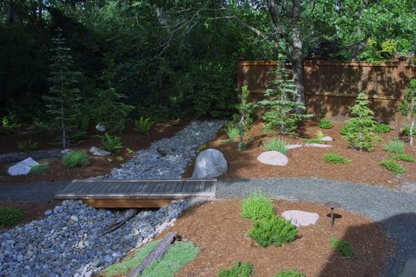 Landscape design and install DuPont,WA. By Down to Earth Lawn Maintenance