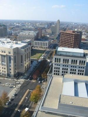 View down Broad Street