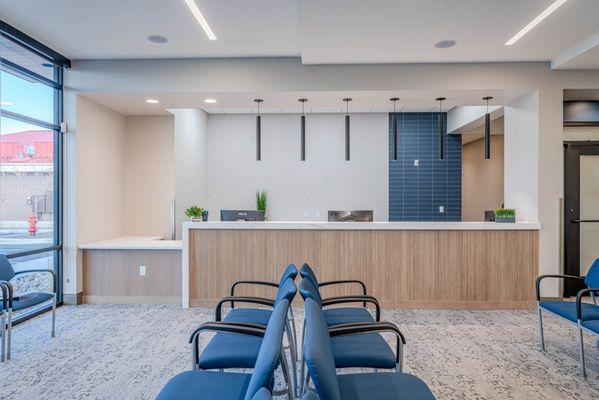 Lobby of Families First Pediatrics Stansbury Park office.