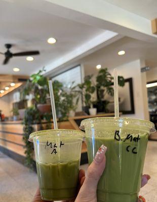 Banana Matcha and Matcha