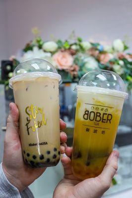 Chizu Pineapple Green Tea & Honey Milk Tea (@joeynht)