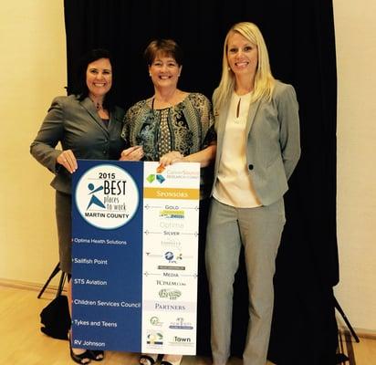 RV Johnson Awarded Best Place to Work in Martin County