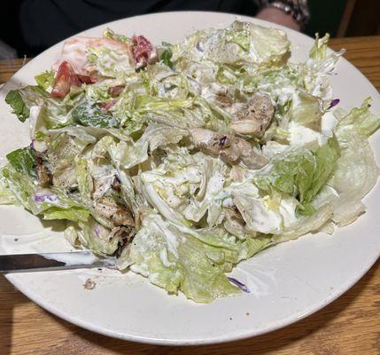 Grilled Chicken Strip salad.