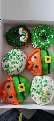 St Patrick donuts