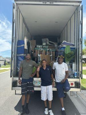 Awesome packing and loading crew!