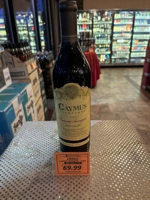 Caymus for $70 - yes please!