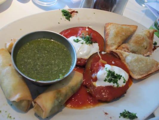 appetizer combination  platter