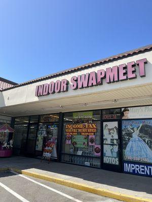 We are located inside the indoor Swapmeet in Coachella