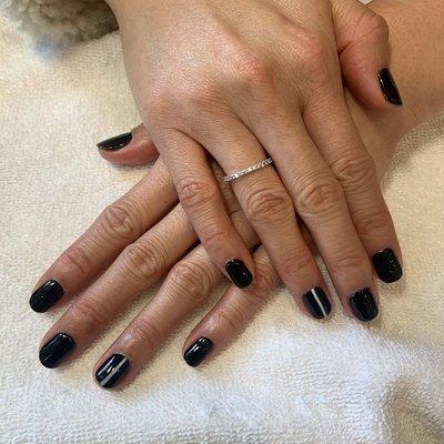 Black OPI Gel by Trinh