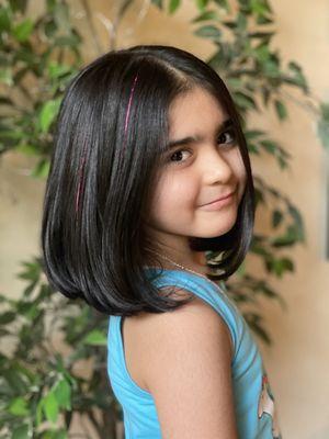 My 7yro rocking her new haircut