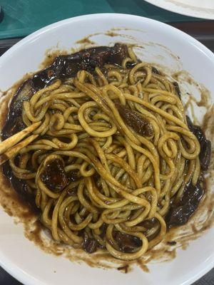 Jjajang Noodle mixed