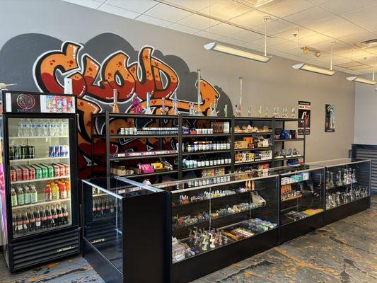 Smoke shop section