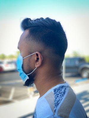 Men's 0 medium fade