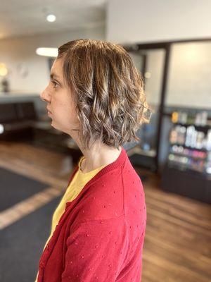 Lovely Bob with balayage!