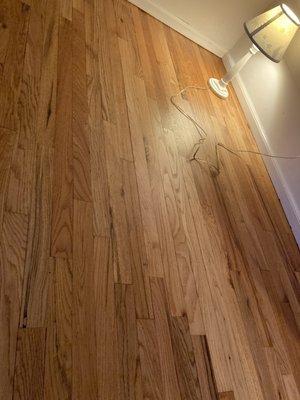 Refinished 70 yr. old floor!