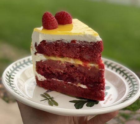 Lemon Raspberry Cake