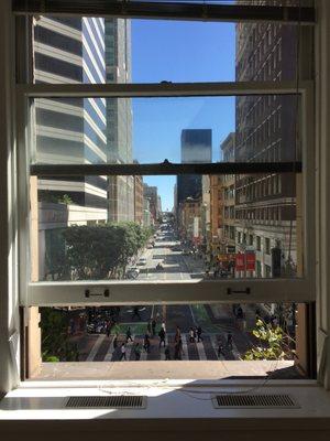 Our San Francisco office in the historic Hobart Building at 582 Market street: right on top of the Montgomery BART station!