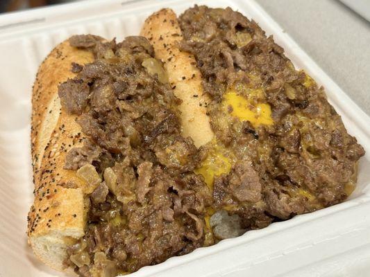 Cheesesteak with Fried Onions