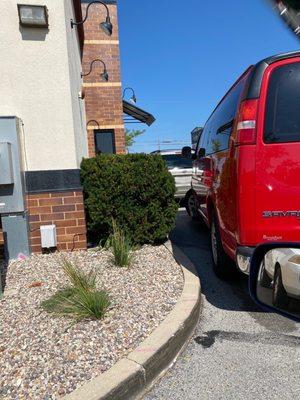 Bubba's Drive-thru packed on National Cheeseburger Day!