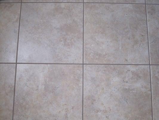 Tile floor