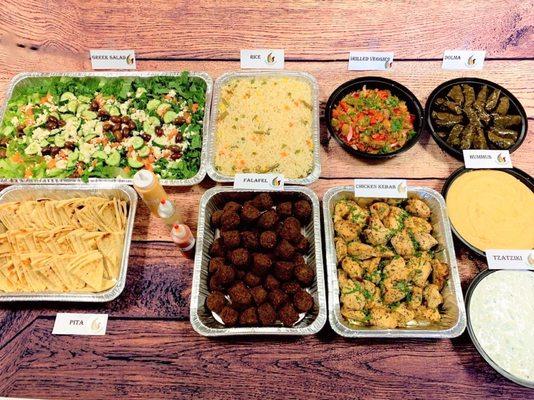 Award-winning catering spread