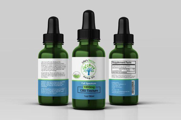 Life's Nectar 1800 mg full-spectrum tincture