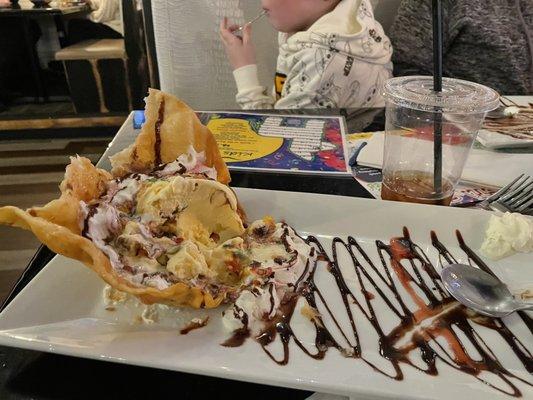 "Deep Fried Ice Cream