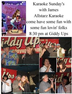 Karaoke every Sunday 8:30pm