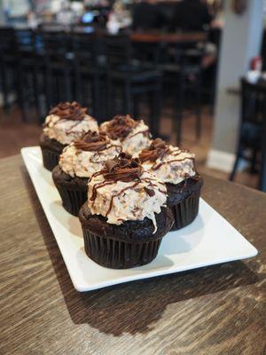 Seasonal German Chocolate Cupcakes