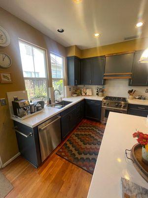 Navy Blue Cabinets