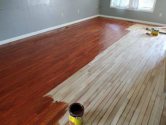 Floor sanding and refinishing