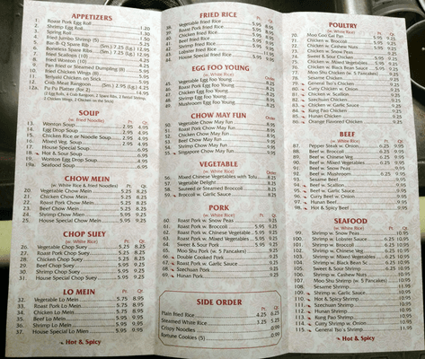 Open menu