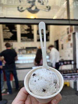 Milk, Cookies & Cream with Coconut Milk (non-dairy)!