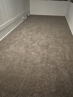 Breezeway carpet installed after gutters were cleaned and all the rain damage was repaired. Fabulous!