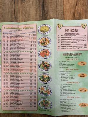 Menu update