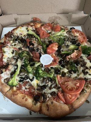 Vegetarian dream pizza