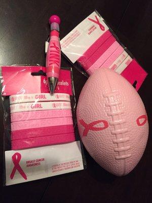 Support for breast cancer awareness