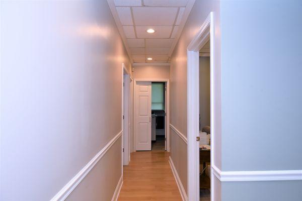 Hallway to access the 4 Colonic rooms.