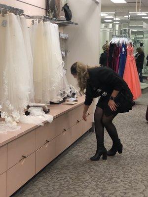 Davids bridal at work